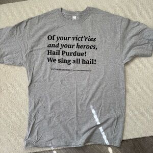 Hail Purdue gray t-shirt